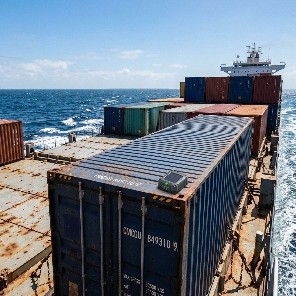 GPS Container Tracking Solar